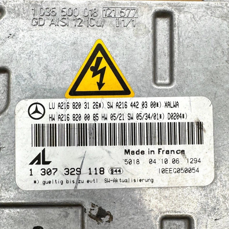 OEM 05-14 Mercedes CL65 AMG Headlight Ballast Control Unit Module Computer - Image 2 of 3