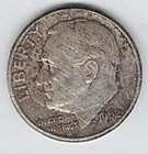 1962-D Circulated Roosevelt Dime   (#7)
