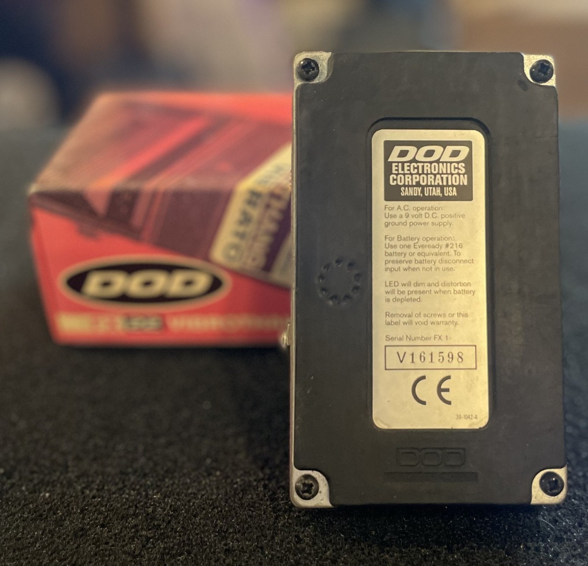 DOD FX22 Vibrato/Phaser エフェクター DOD FX22 Vibrato Phaser Effects Pedal USA Made RPMs Drop