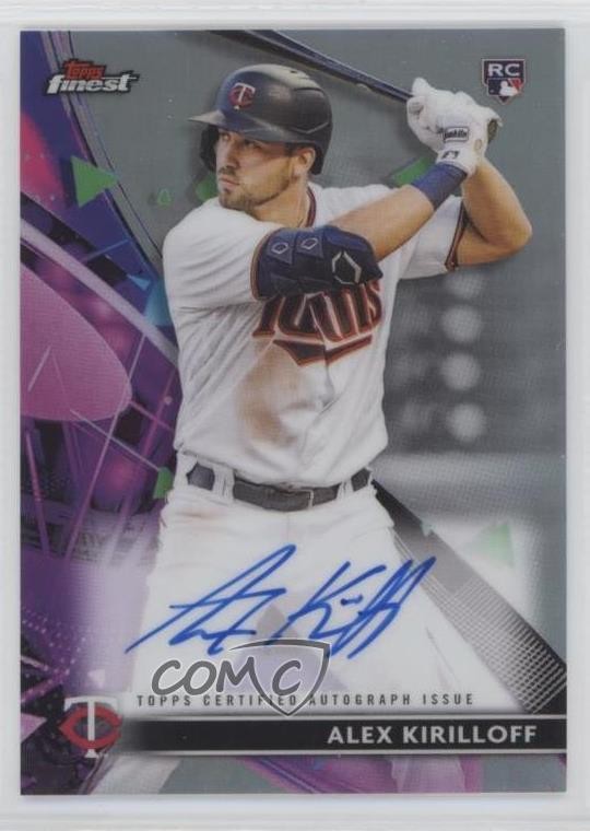 2021 Topps Finest Finest Auto Alex Kirilloff #FA-AKI Auto 4r7