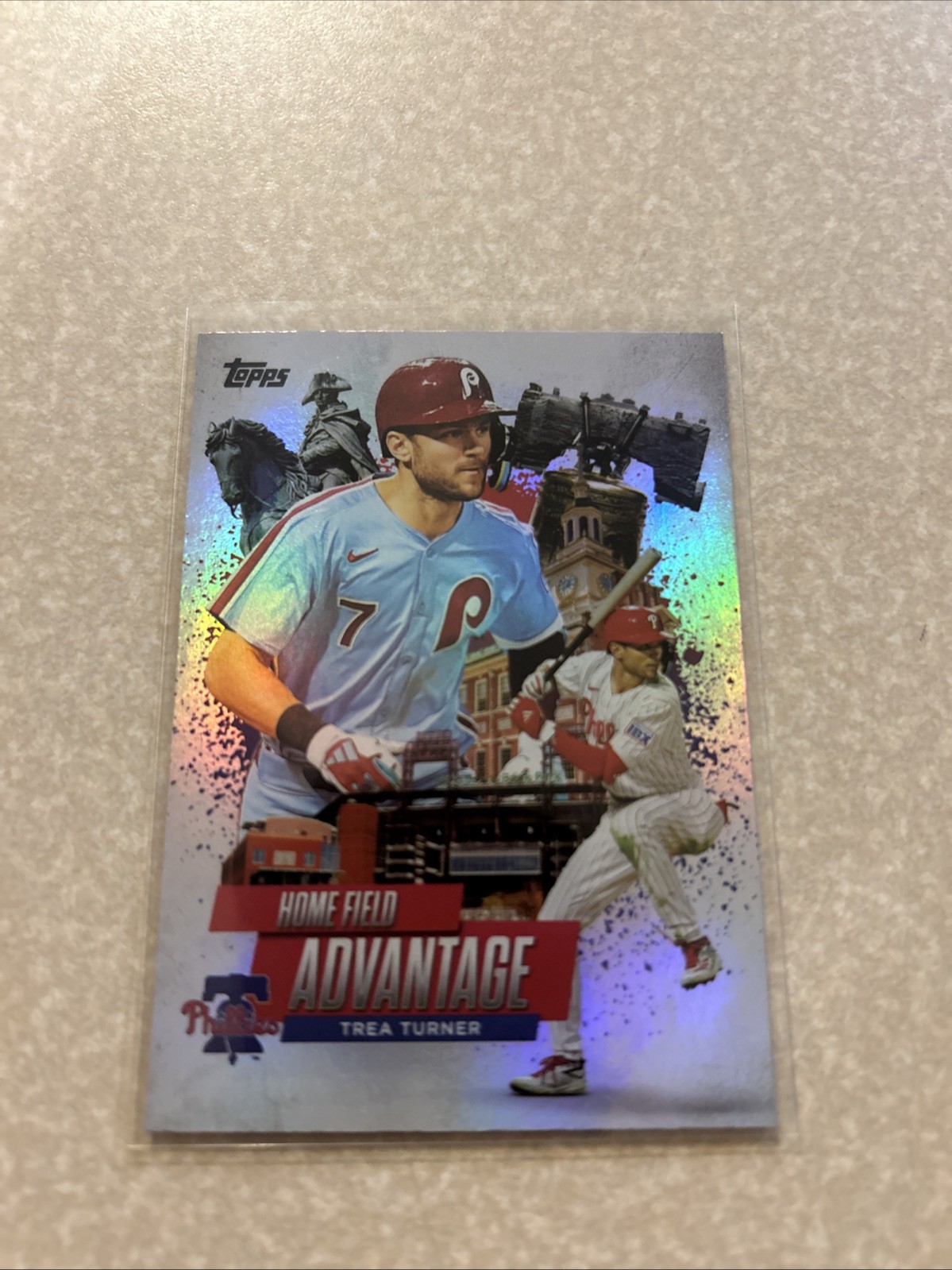 2025 Topps Chrome Trea Turner Home Field Advantage #HA-34 Refractor 