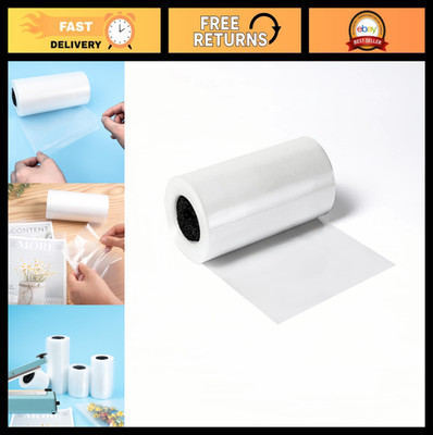 Food-Grade Lay Flat Tube Roll - Custom Poly Packaging for Storage & DIY, 6''x3.8''