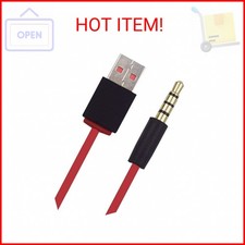 Saipomor 3.5mm Jack to USB Auxiliary Charger Sync Data Transfer Charging Cable C