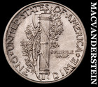 1943 Silver Mercury Dime - Choice Almost Uncirculated  Lustrous  #M571 — photo 2