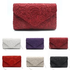 Wedding Lace Evening Party Envelope Bag Clutch Bag Messenger Bag Handbags Purse