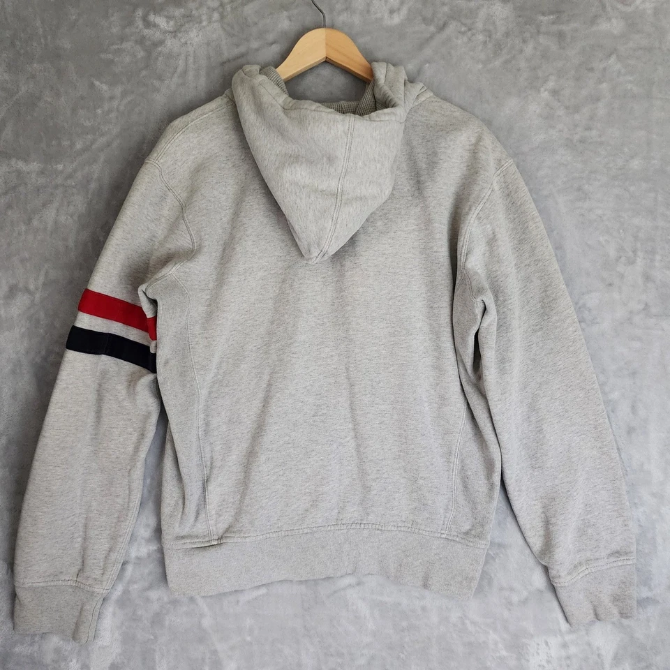 Polo Ralph Lauren Zip Up Hoodie Boys Size Large Big Pony Logo Gray Sweatshirt - Image 3 of 4
