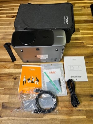 YABER Pro V9 Video Projector WiFi 6 Bluetooth 5.2 1080P New Open Box damage box
