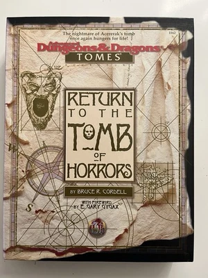 AD&D Tomes Return to the Tomb of Horrors Box 1998 Advanced Dungeons Dragons RPG - Bild 1 von 4