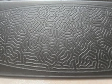 Oval Organic Pattern Texture Plate For Press & Rolling Mill 7x2 inch