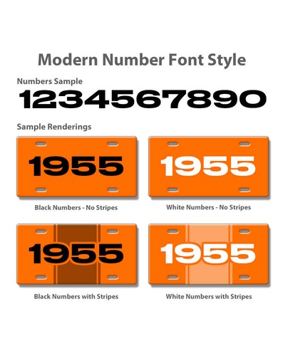 1986 Customizable License Plate - 15 colors - 4 font styles - Made in the USA - Picture 5 of 67