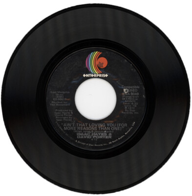 ISAAC HAYES & DAVID PORTER ''AIN'T THAT LOVING YOU c/w BABY I'M-A.....'' 1972 SOUL
