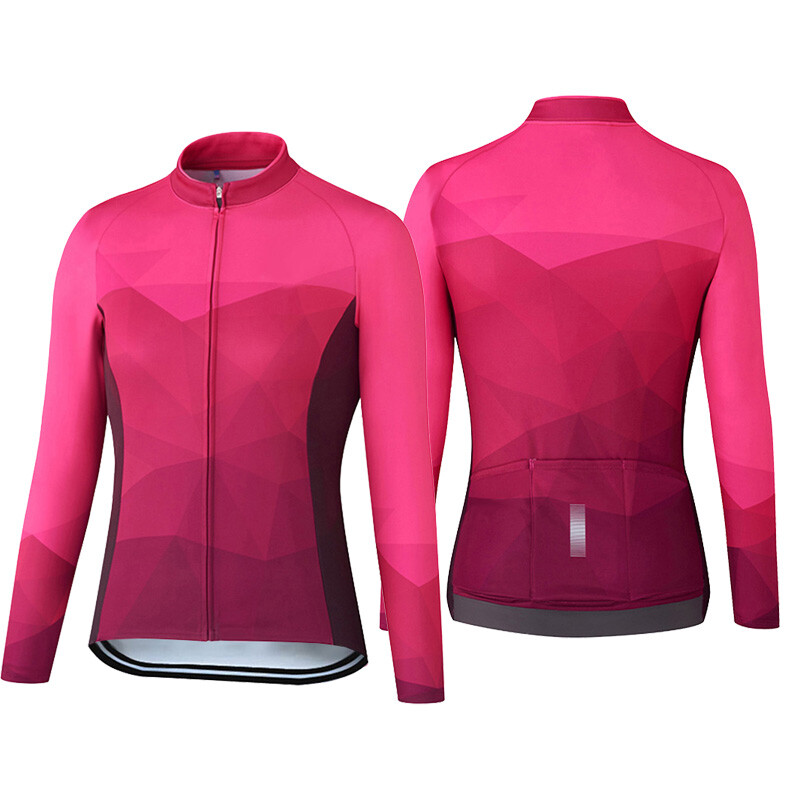 Cycling Jersey Women Long Sleeve Shirt Bike Ride Jacket Breathable