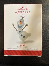 NEW 2014 Hallmark Disney Olaf Snowman Frozen Keepsake Christmas Ornament NIB