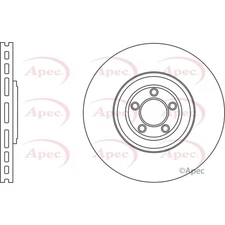 Apec Front Brake Disc DSK2817 - OE High Quality Precision Engineered Part