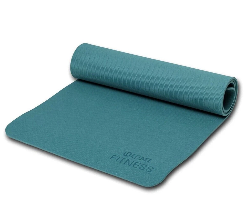 Lomi Fitness Premium Yoga Mat, Non Slip TPE Material