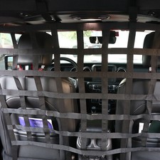 Rear Seat Mesh Cargo Isolation Net Barrier Trunk Net For Jeep Wrangler Jk Jl Jt