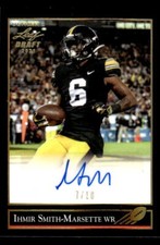 2021 Leaf Ultimate Draft Ihmir Smith-Marsette Black Gold Autograph Spectrum /10