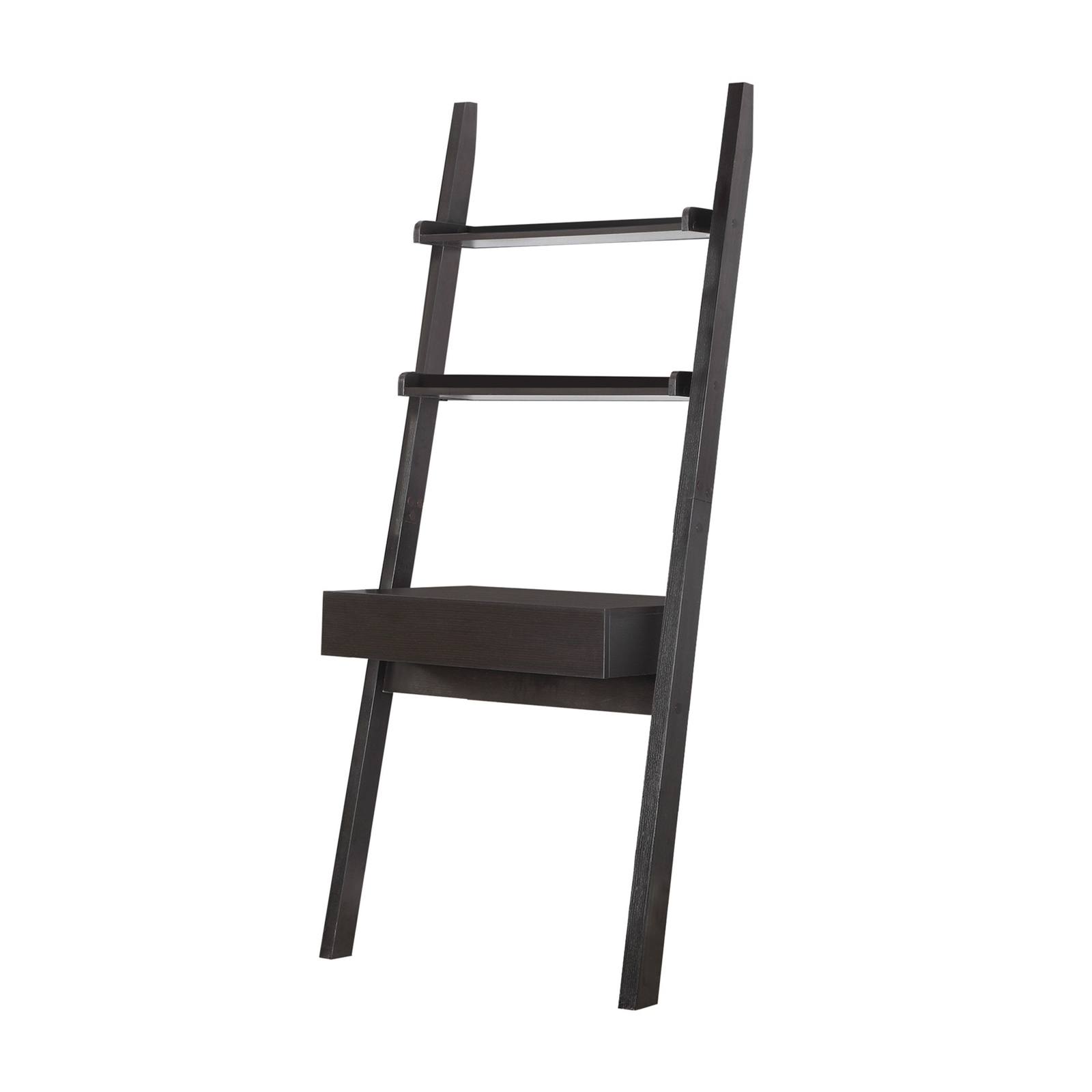 Benzara Ladder Desk With One Drawer Cappuccino for sale online | eBay