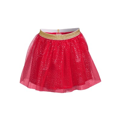 Holiday Time Toddler Girl Christmas Tutu Skirt, Red Size 12M