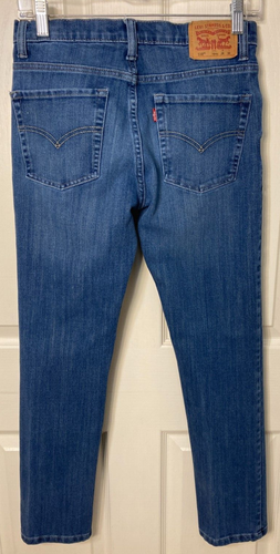 LOT of 2 Levis Boys 510 Skinny Fit Blue Stretch Denim Jeans (Tag Size 16/28x30 ) - Picture 4 of 9