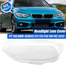 FOR BMW 4 SERIES F32 F33 F36 2013-2017 HEADLIGHT LENS COVER LEFT PASSENGER SIDE