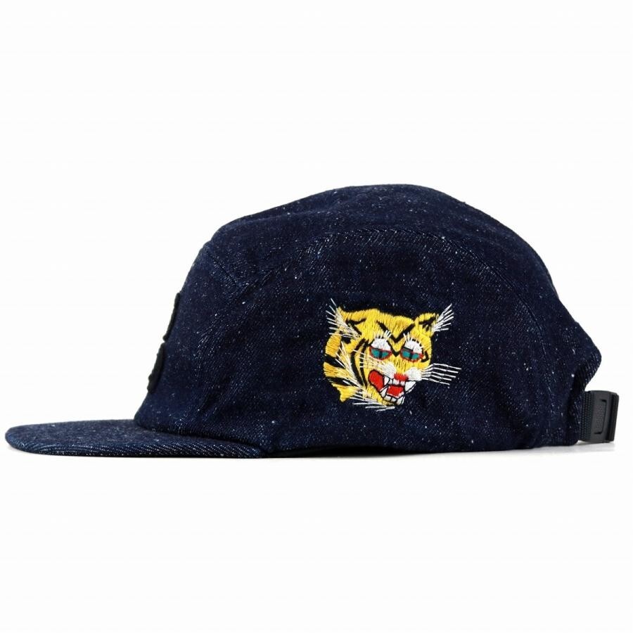 THE FACTORY MADE Cap Denim Fuku Tiger Embroidery Made in Japan