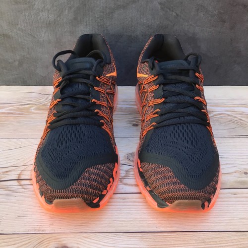 *Nuevo* Nike Air Max 2015 Premium Negro/Naranja Total Para Hombre Talla 9, Talla 11.5 ¡RARO! - Imagen 21 de 36