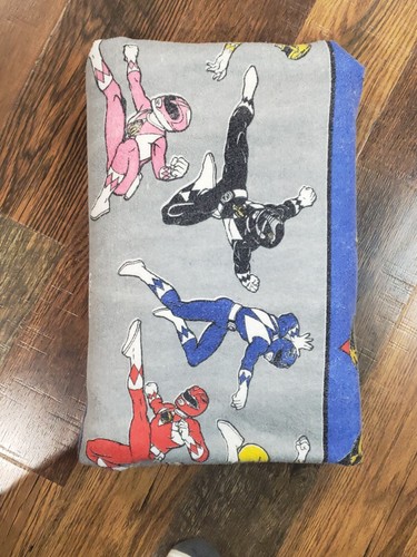 VTG 1994 Saban’s Mighty Morphin Power Rangers Blanket Width 72x82 Length Used - Picture 20 of 20