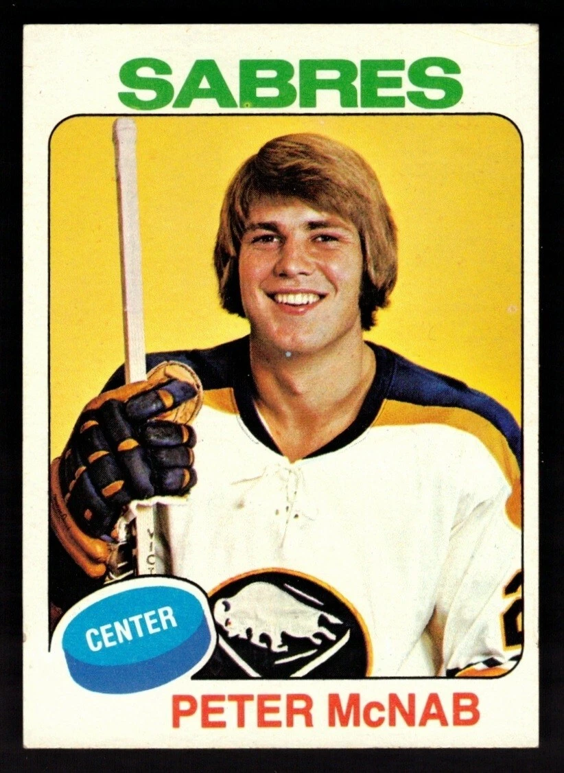 1975-76 Topps Peter McNab #252 Buffalo Sabres