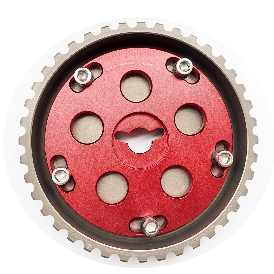 Kit de engranajes de leva ajustable de 2 piezas para Suzuki Swift GTI G13B leva roja Foto 2 de 4