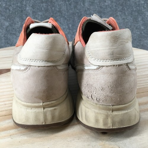 ECCO Shoes Womens 40 Sneakers Beige Fabric Low Top Round Toe Casual Athletic - Picture 6 of 16