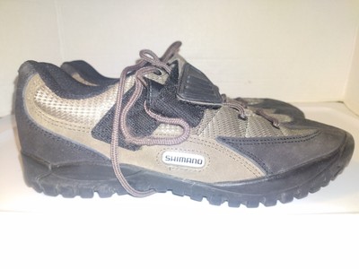 Shimano SH-M 038W TAN BROWN BLACK CYCLING SHOES Men display picture 1