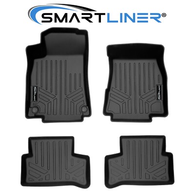 SMARTLINER Custom Fit 2 Row Floor Mats All Weather 2021-2024 Mercedes-Benz GLA