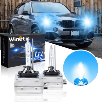 D1S 8000K XENON HID LIGHT BULBS REPLACEMENT FOR BMW E70 F15 X5 X5M 2007-2017
