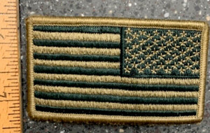 OCP American Flag Embroidered Patch With Hook Back