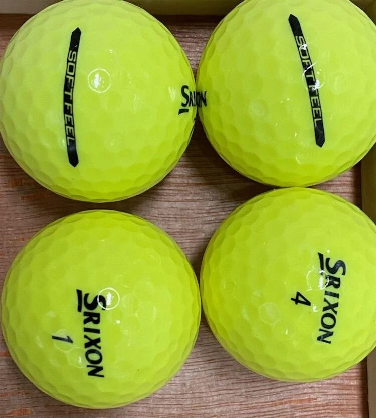 50 pelotas de golf Srixon Soft Feel amarillas usadas en estado 5A/4A Foto 2 de 4
