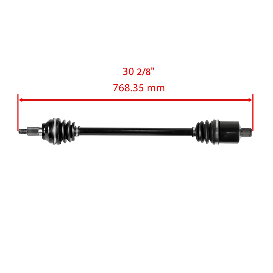 Eixo de junta dianteiro CV para Polaris RZR XP 4 Turbo 2016-2018/2021 LH e RH - Imagem 2 de 4