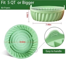 Reusable Non-stick Food Grade Silicon Oven Pan Air Fryer
