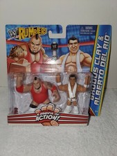 WWE Rumblers Brodus Clay &  Alberto Del Rio WWF Figure Set 2-Pack
