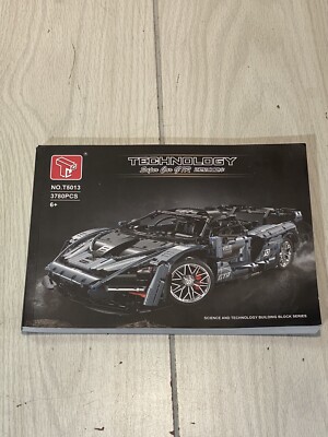 SENNA GTR Supercar technology mechanical group MOC Building blocks  Manual Only