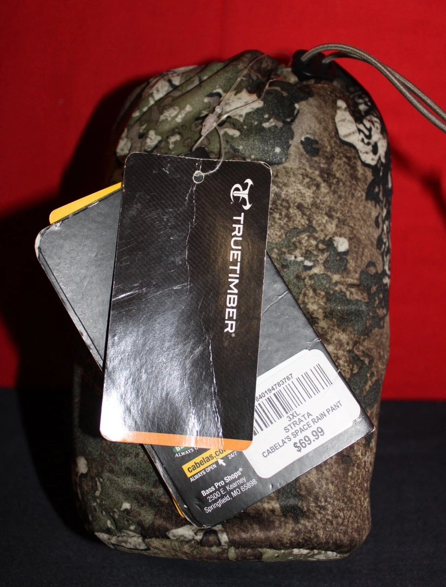 Cabelas Space Rain Pants, 3 XL/Regular, Strata Truetimber Camo | eBay