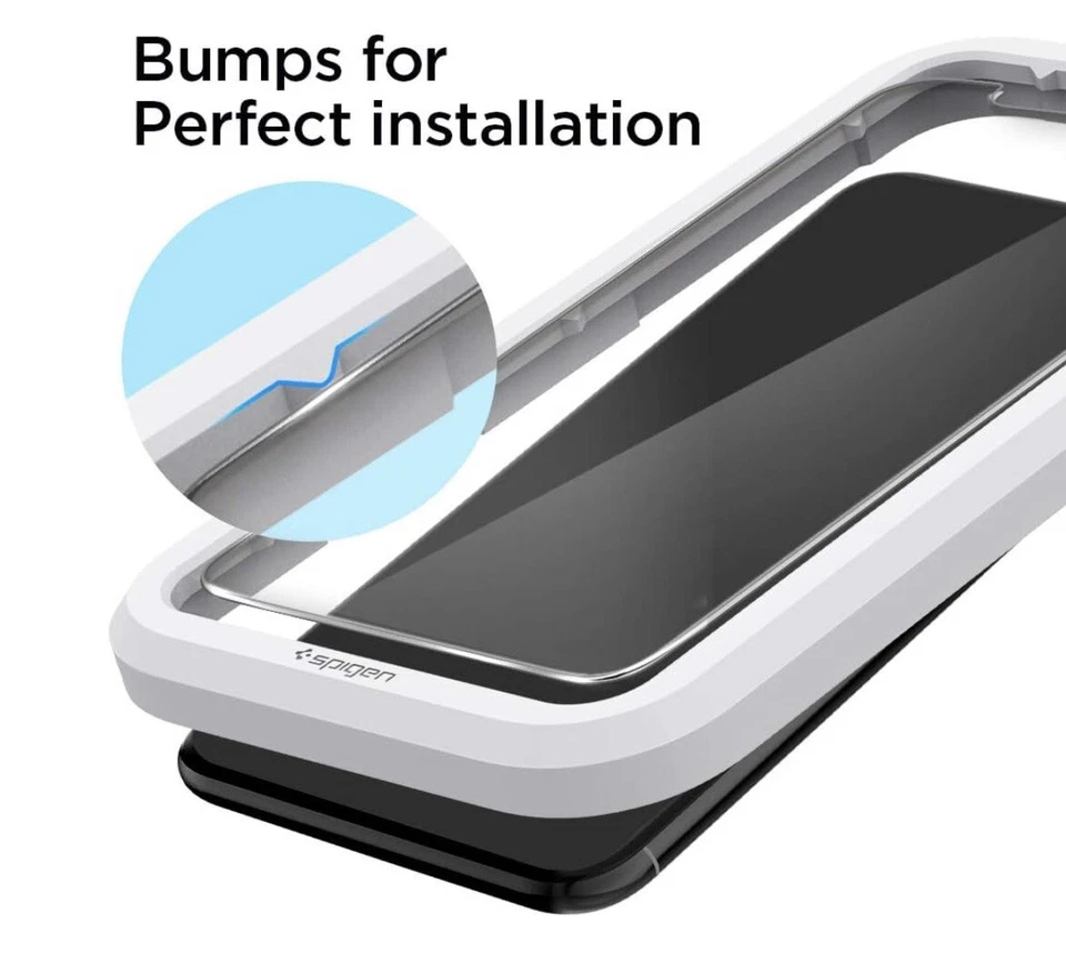 Spigen 钢化玻璃屏幕保护膜 (AlignMaster) 适用于 iPhone 11 Pro/X /XS 2p — 第 3/4 张图片