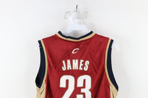 Vintage Adidas Boys Medium Lebron James Cleveland Cavaliers Basketball Jersey - Picture 13 of 14