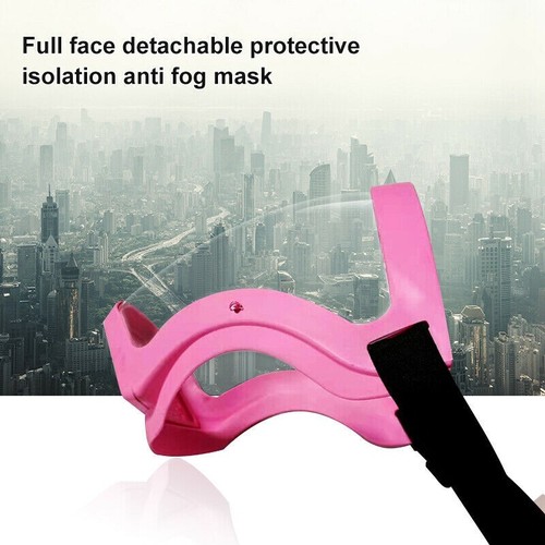 Máscara de seguridad transparente súper protectora contra la niebla con escudo facial completo - Imagen 9 de 28