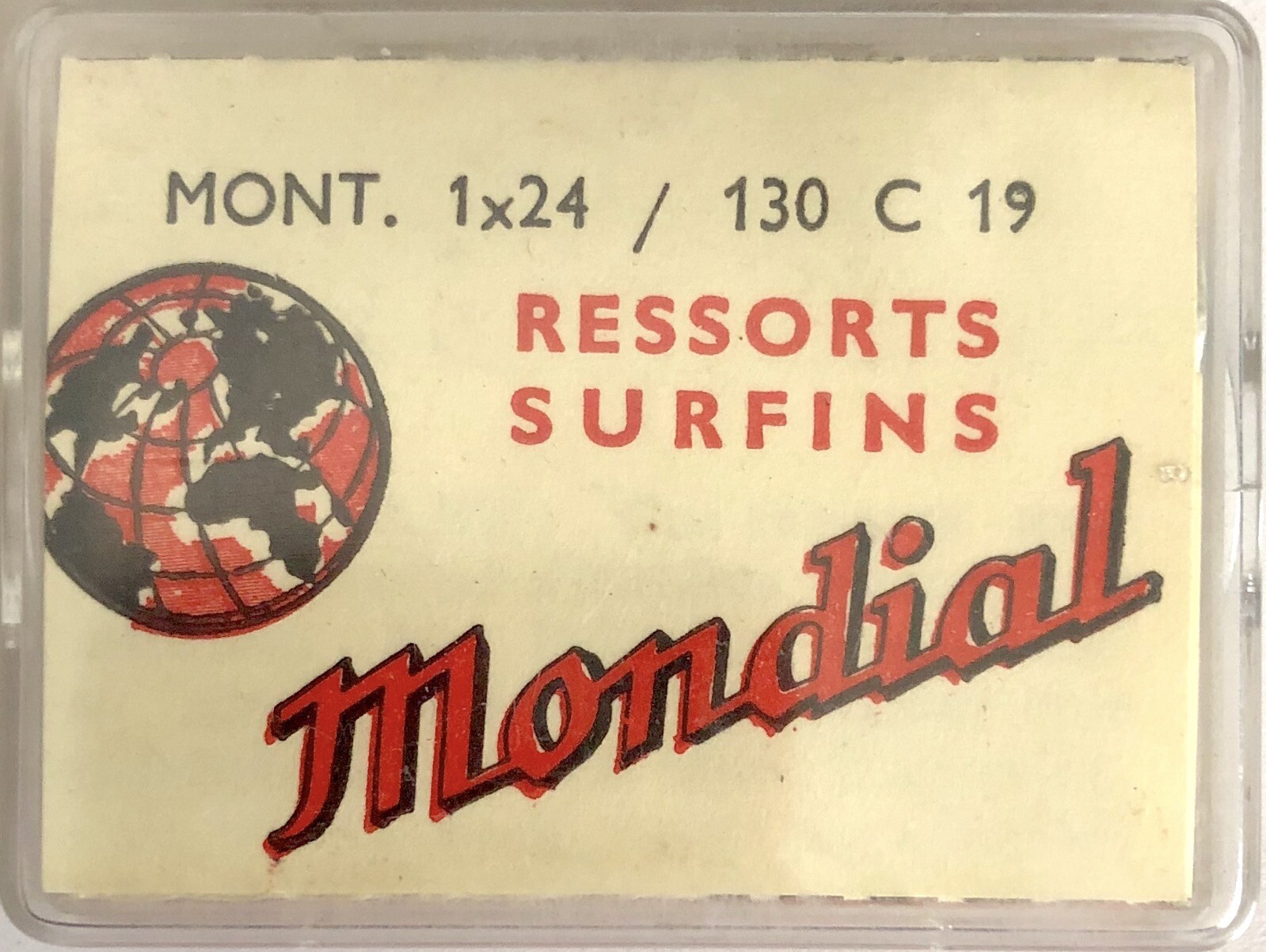 1X Mainspring 5640 1.30x0.06 Ø5.5mm 130/130C 19-1X24