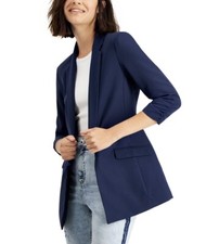 INC International Concepts Women's Notched Lapel Menswear Blazer Size XS
