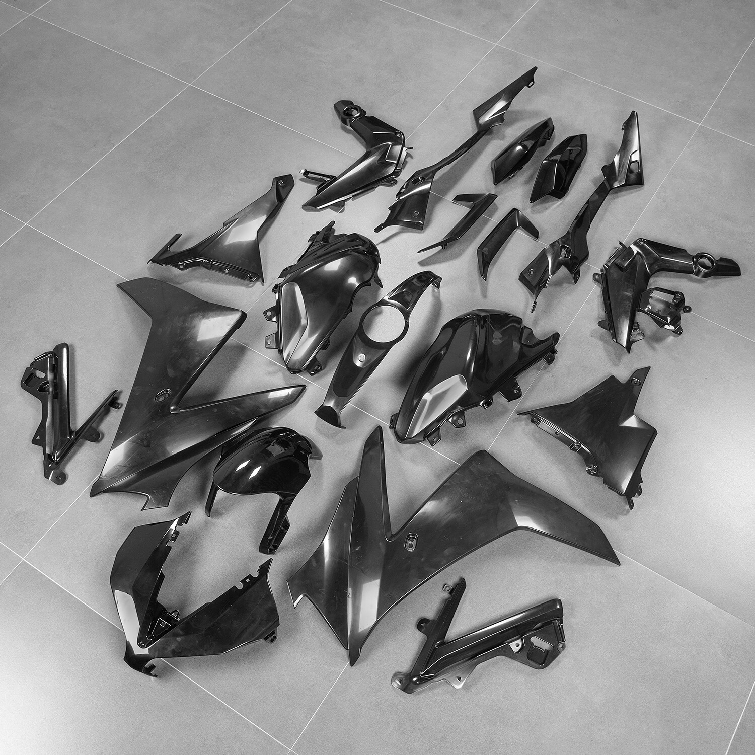 Unpainted aerodynamics Bodywork Panel Fairing Kit for Triumph Daytona 660 24-25