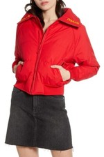 Fila Women's Maiko Puffer Jacket: Red - Lw933253-640 (size Medium) New