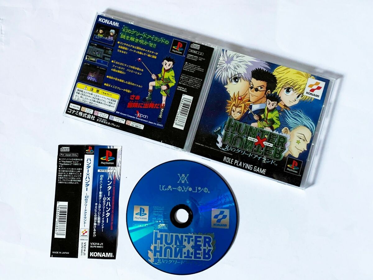 Hunter x Hunter Greed Island Sony PlayStation 1 NTSC-J PS1 KONAMI Japan  import for sale online