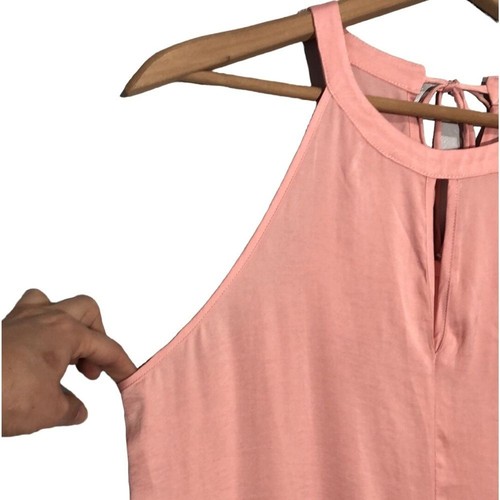 MADEWELL | Women’s Keyhole Wide-Leg Jumpsuit in Pink Icing size Medium NEW - Picture 5 of 14